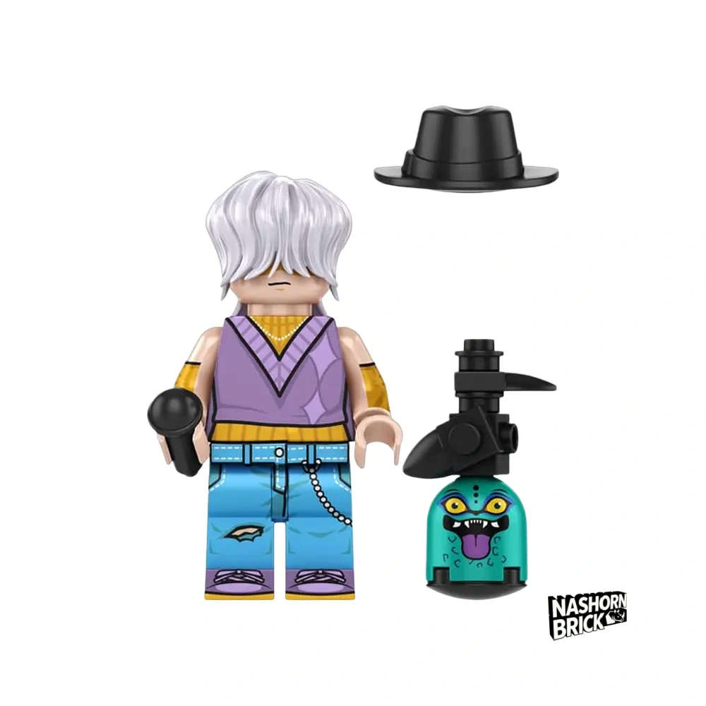 Mystery Saja Custom-Minifigur - KPop Demon Hunters