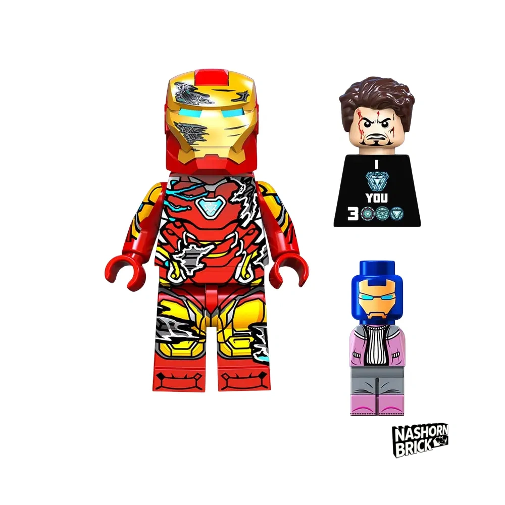 Iron Man Movie Mk 85 Damaged Minifigur