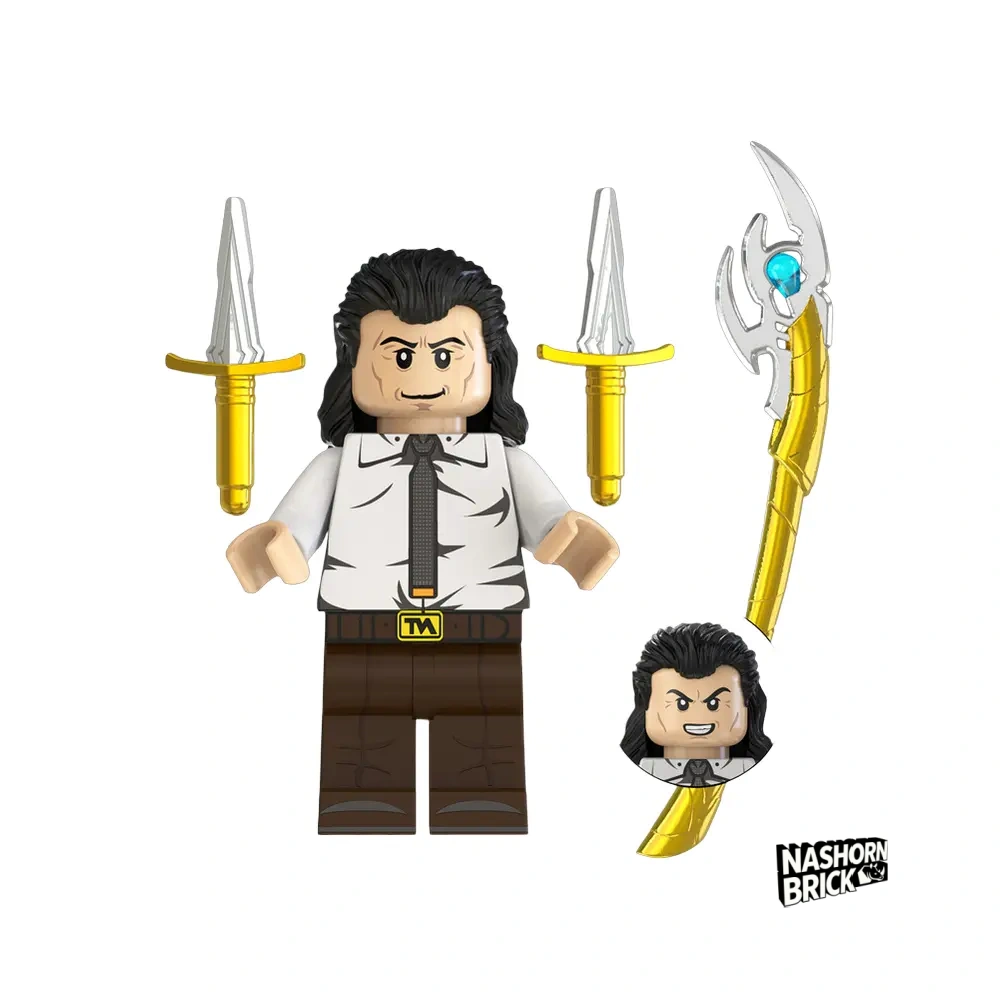 Loki Minifigur Klemmbausteinspielzeug