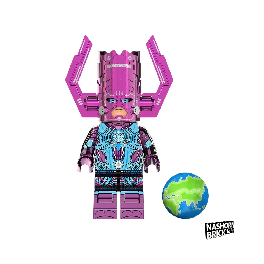 Galactus Chrome Marvel Minifigur