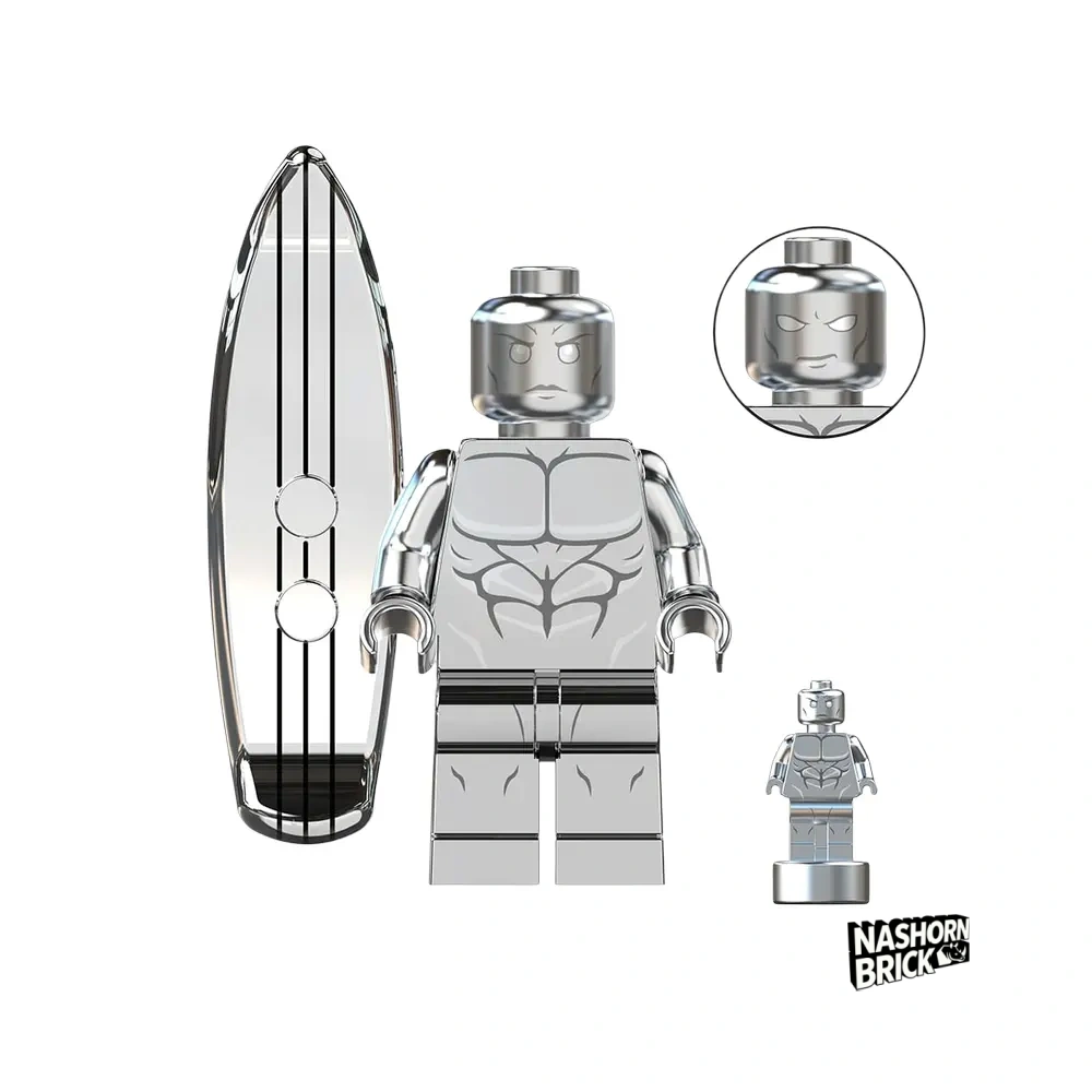 Silver Surfer Rise of the Silver Surfer Marvel Minifigur