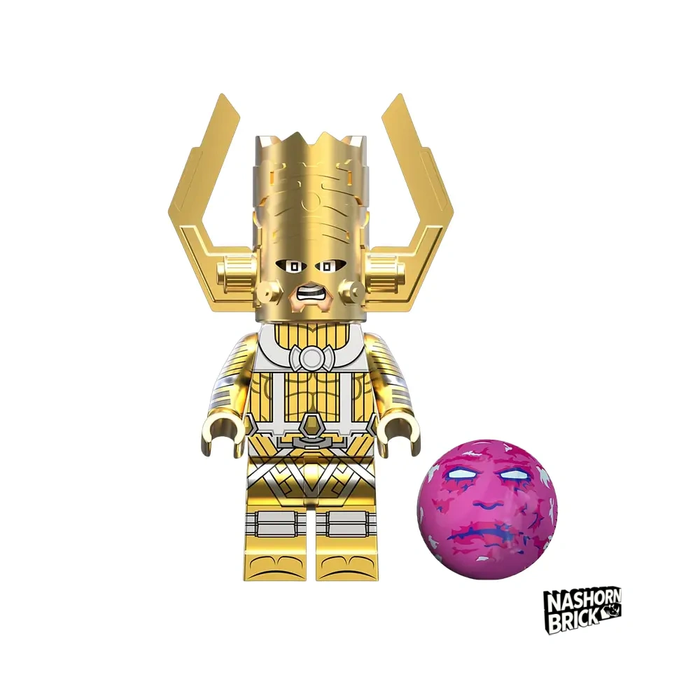 Galactus Gold Marvel Minifigur
