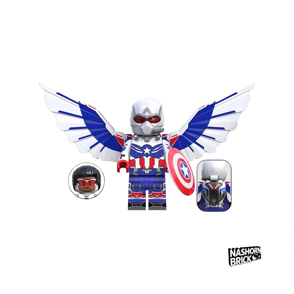 Captain America Sam Wilson Brave Film-Minifigur
