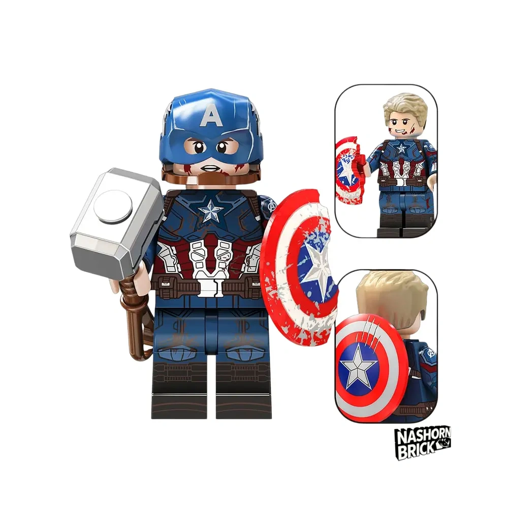 Captain America Endgame damaged suit Serien-Minifigur