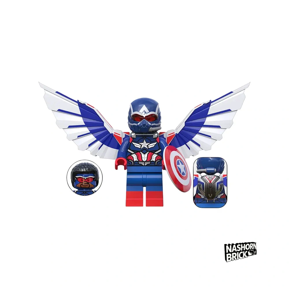 Captain America Sam Wilson Brave Serien-Minifigur