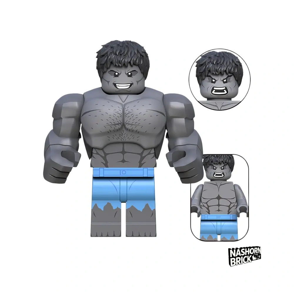 Grey Hulk Minifigur