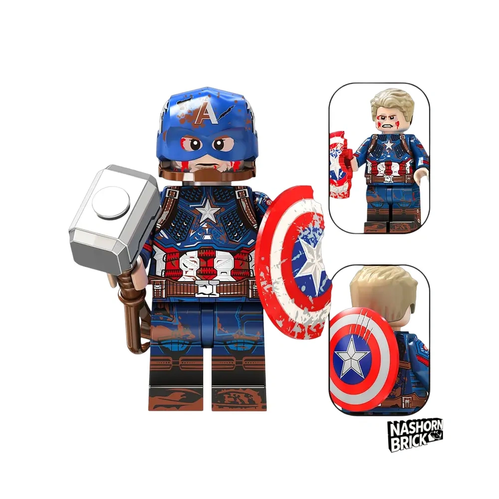Captain America Endgame damaged suit Minifigur
