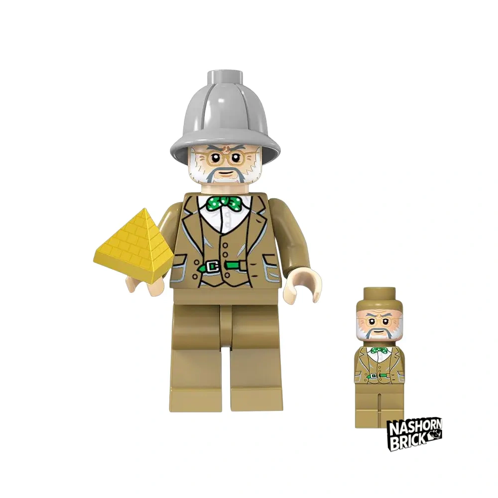 Professor Henry Jones Minifigur - Indiana Jones