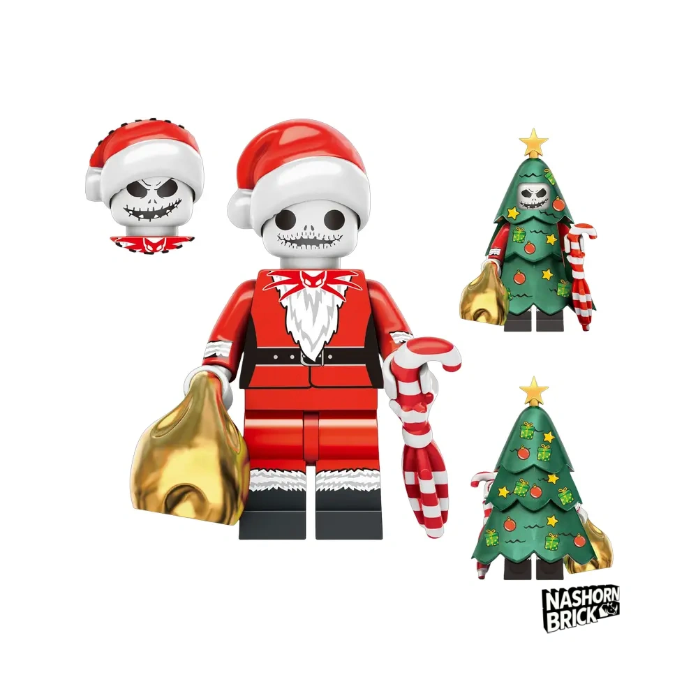 Santa Jack Skellington Minifigur - The Nightmare Before Christmas