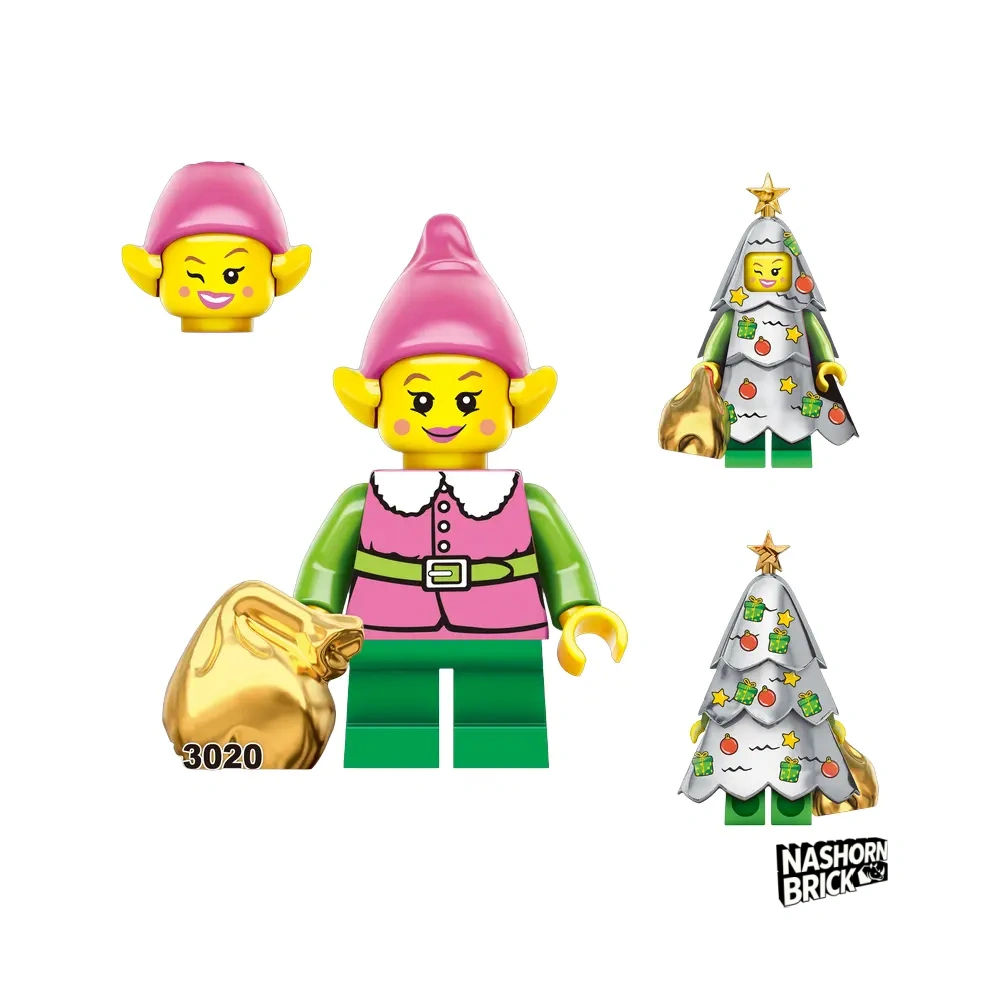 Christmas Elf Minifigur