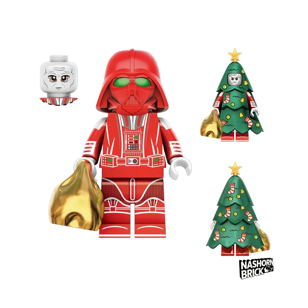 Santa Darth Vader Star Wars Custom-Minifigur