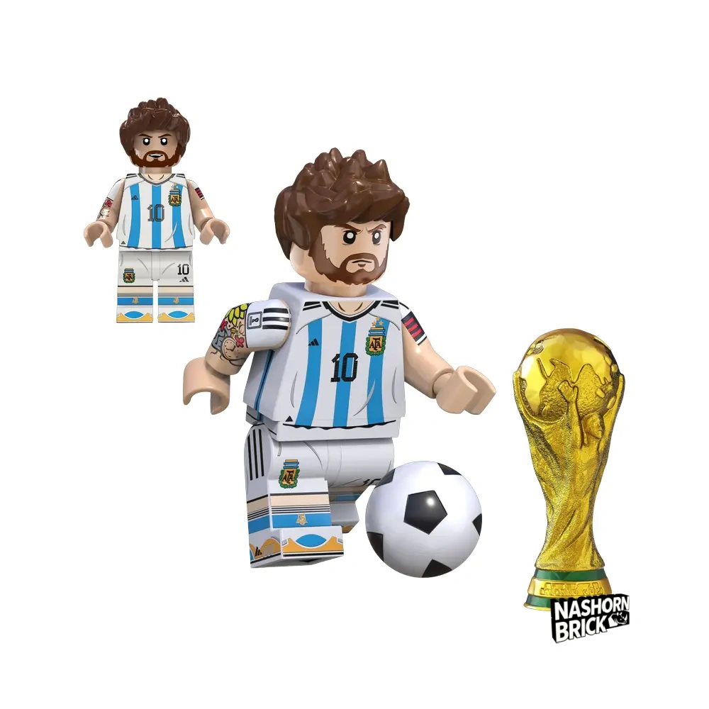 Lionel Messi Custom-Minifigur