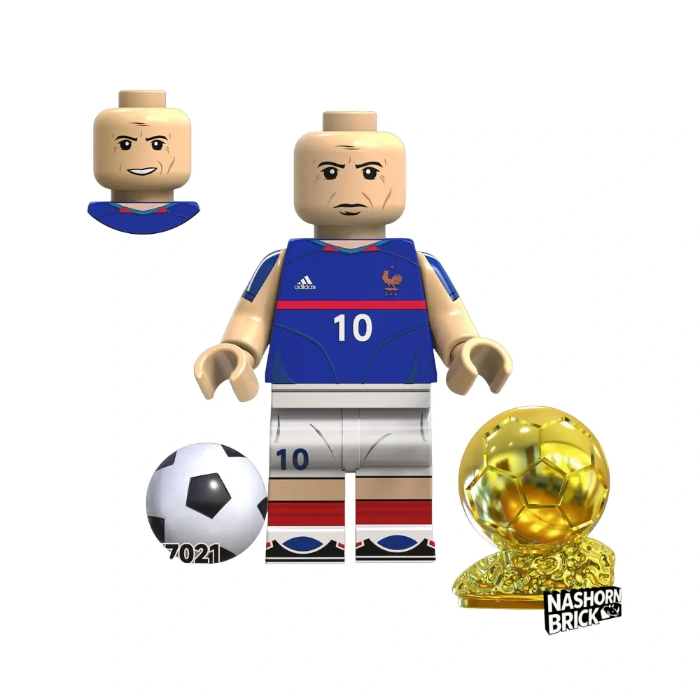 Zinedine Zidane Custom-Minifigur