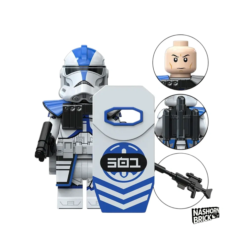 501st Clone Trooper Minifigur Star Wars