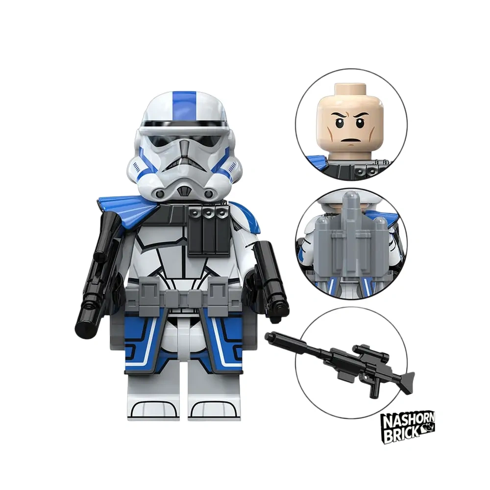 501st Legion Phase 3 Stormtrooper Minifigur Star Wars