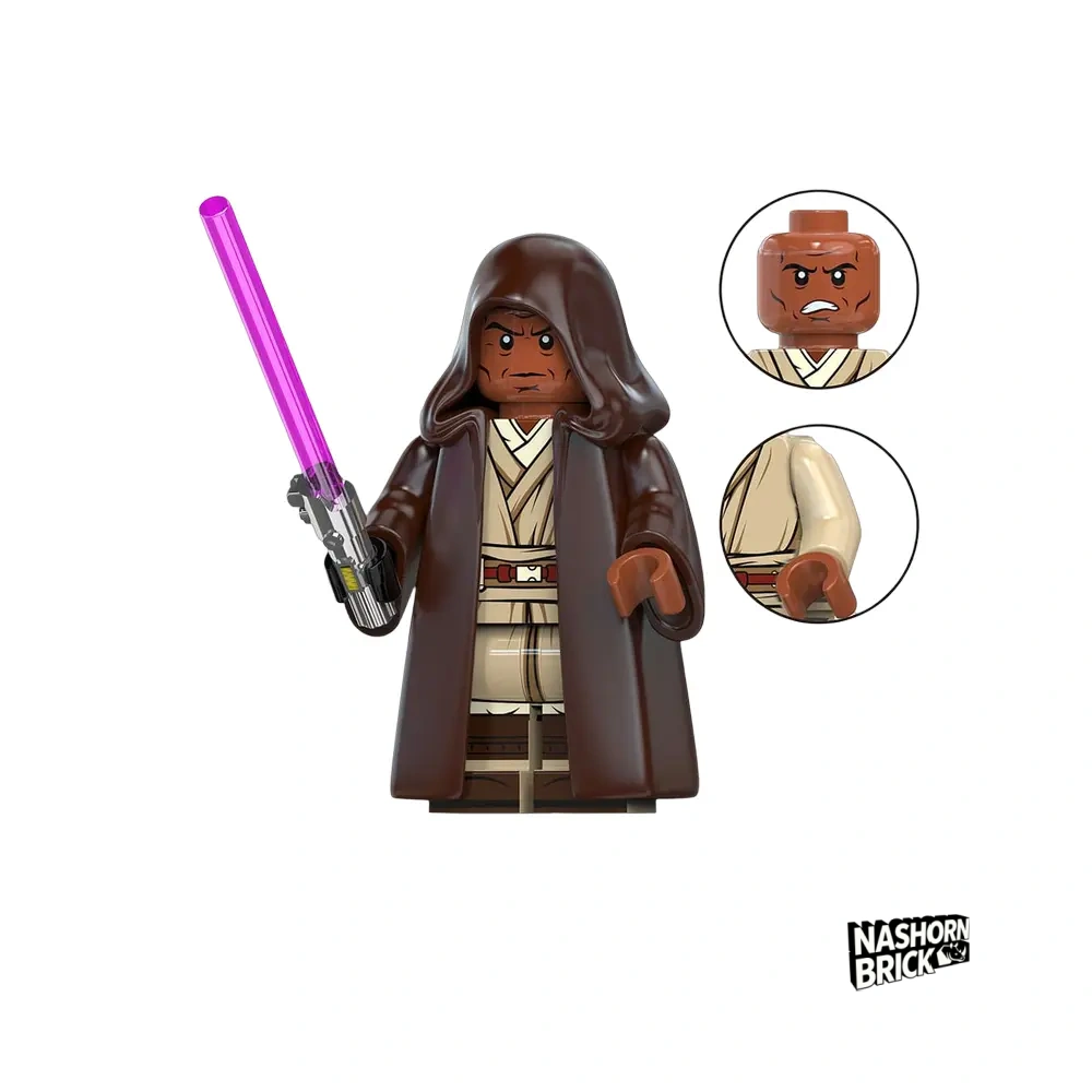 Mace Windu Star Wars Custom-Minifigur