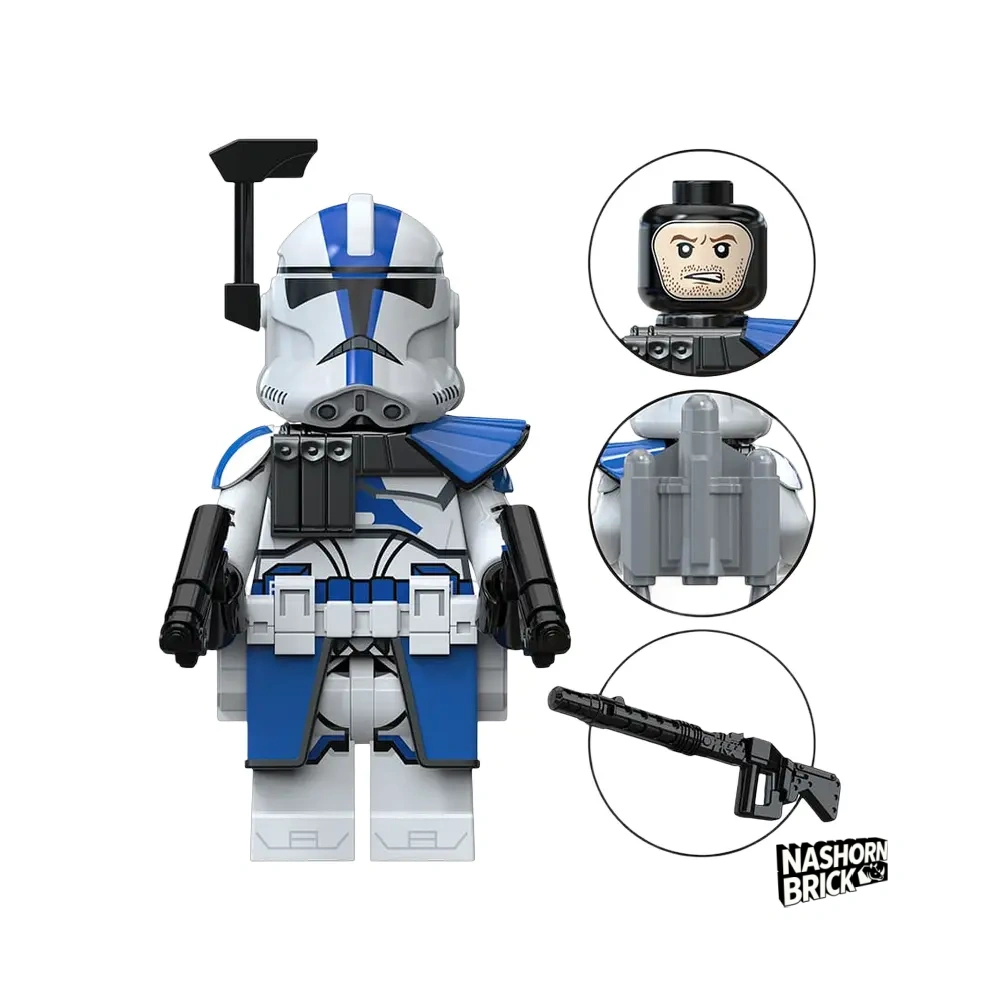501st Legion Clone Trooper Single Star Wars Minifigur