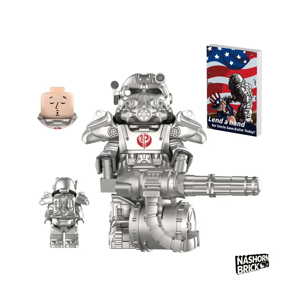 T60 Power Armor Minifigur - Fallout