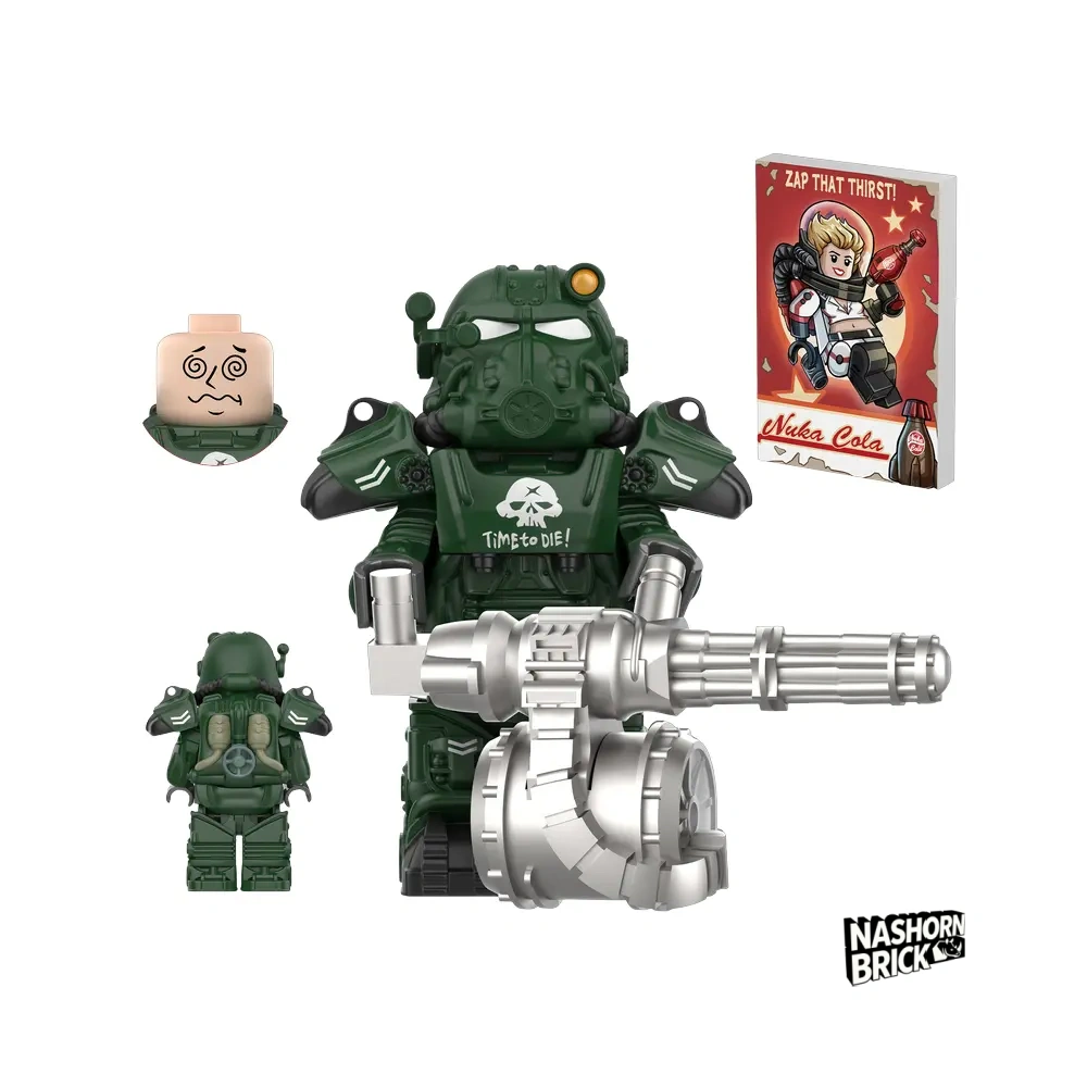T60 Power Armor Kompatible Minifigur - Fallout