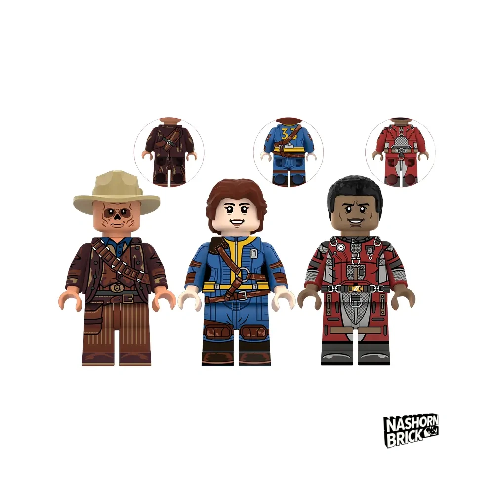 Three Characters of TV Serien-Minifigur - Fallout