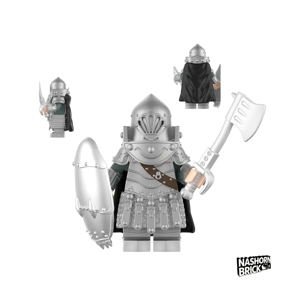Nausicaa of the Valley of the Wind Torumekian Soldier (Silver) Custom-Minifigur - The Nun