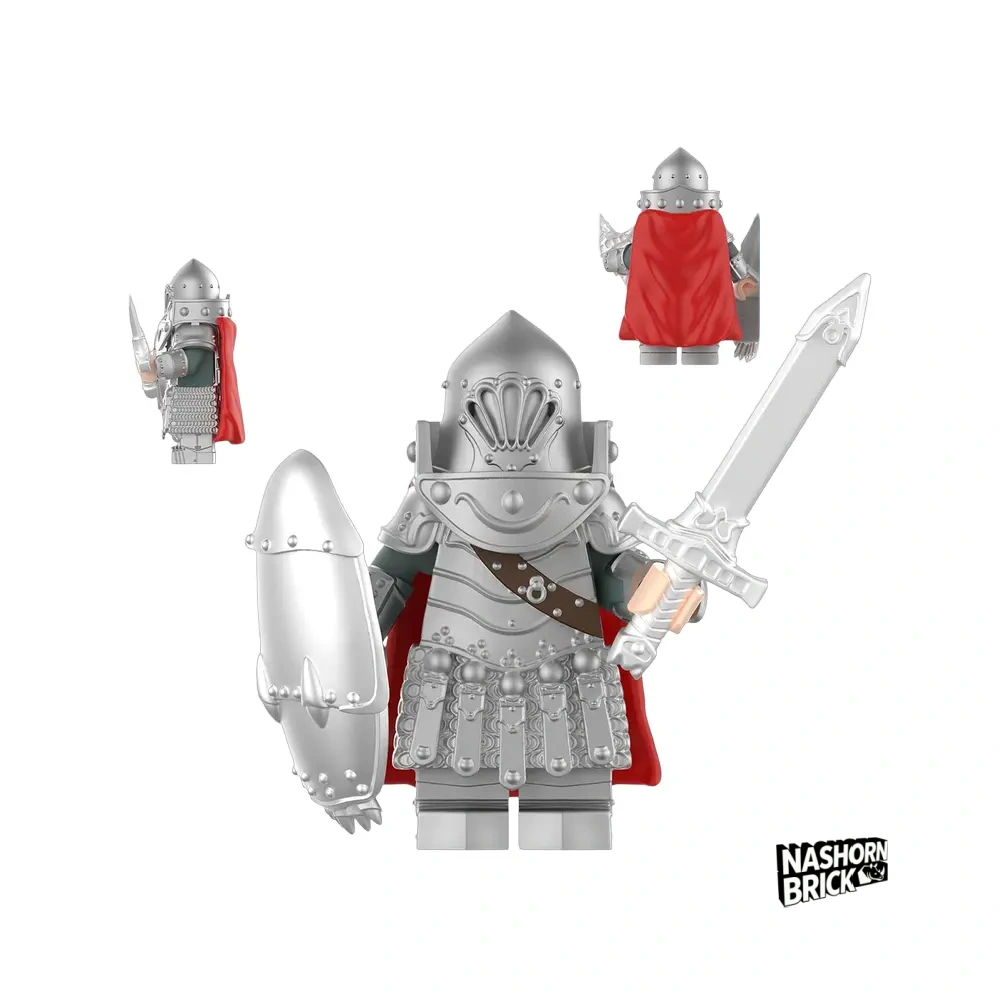 Nausicaa of the Valley of the Wind Torumekian Soldier (Silver) Minifigur - The Nun
