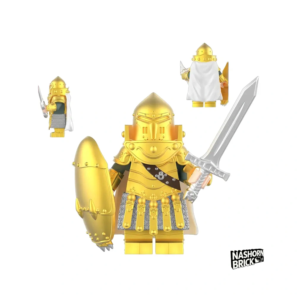 Nausicaa of the Valley of the Wind Torumekian Soldier (Gold) Custom-Minifigur - The Nun