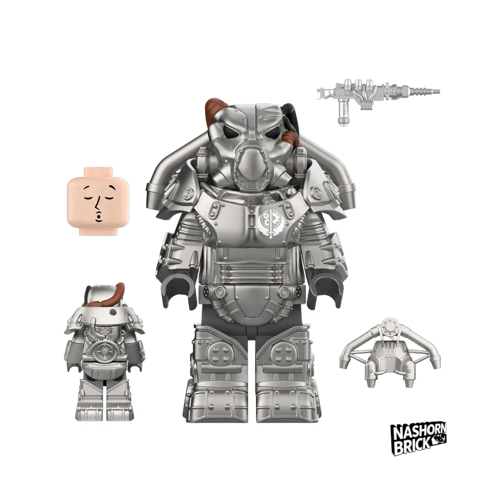 X-01 Power Armor (Brotherhood of Steel) Minifigur - Fallout