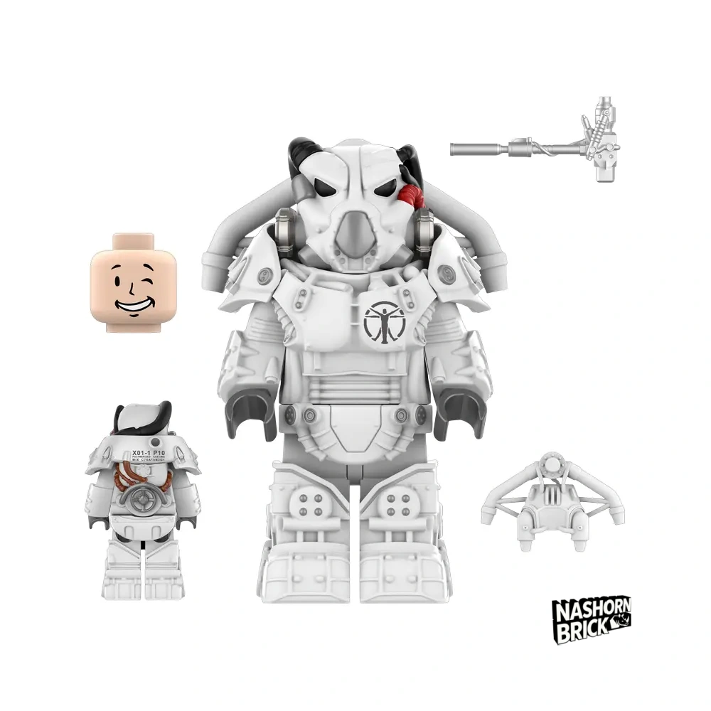 X-01 Power Armor (Institute Paint) Minifigur - Fallout