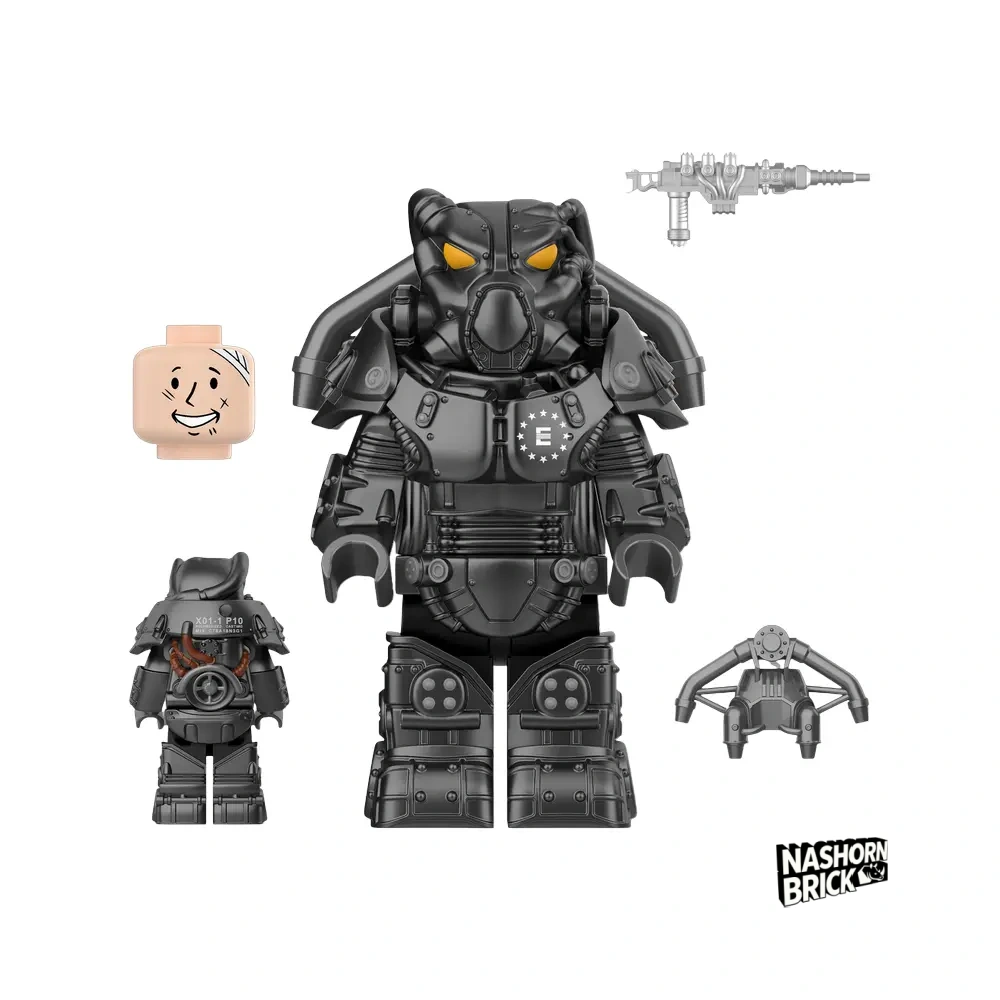 X-01 Power Armor Custom-Minifigur - Fallout