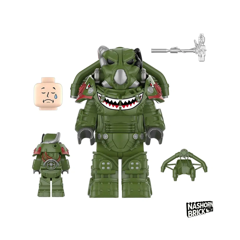 X-01 Power Armor (Hot Rod Shark) Minifigur - Fallout
