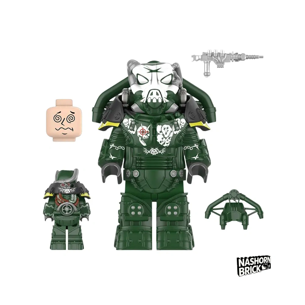 X-01 Power Armor (Gunner Captain) Minifigur - Fallout