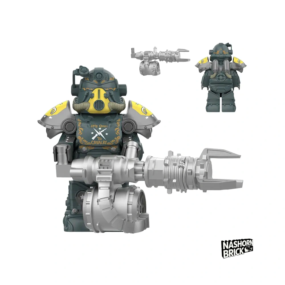 T-51 Power Armor (Minutemen Armored Cavalry) Minifigur - Fallout