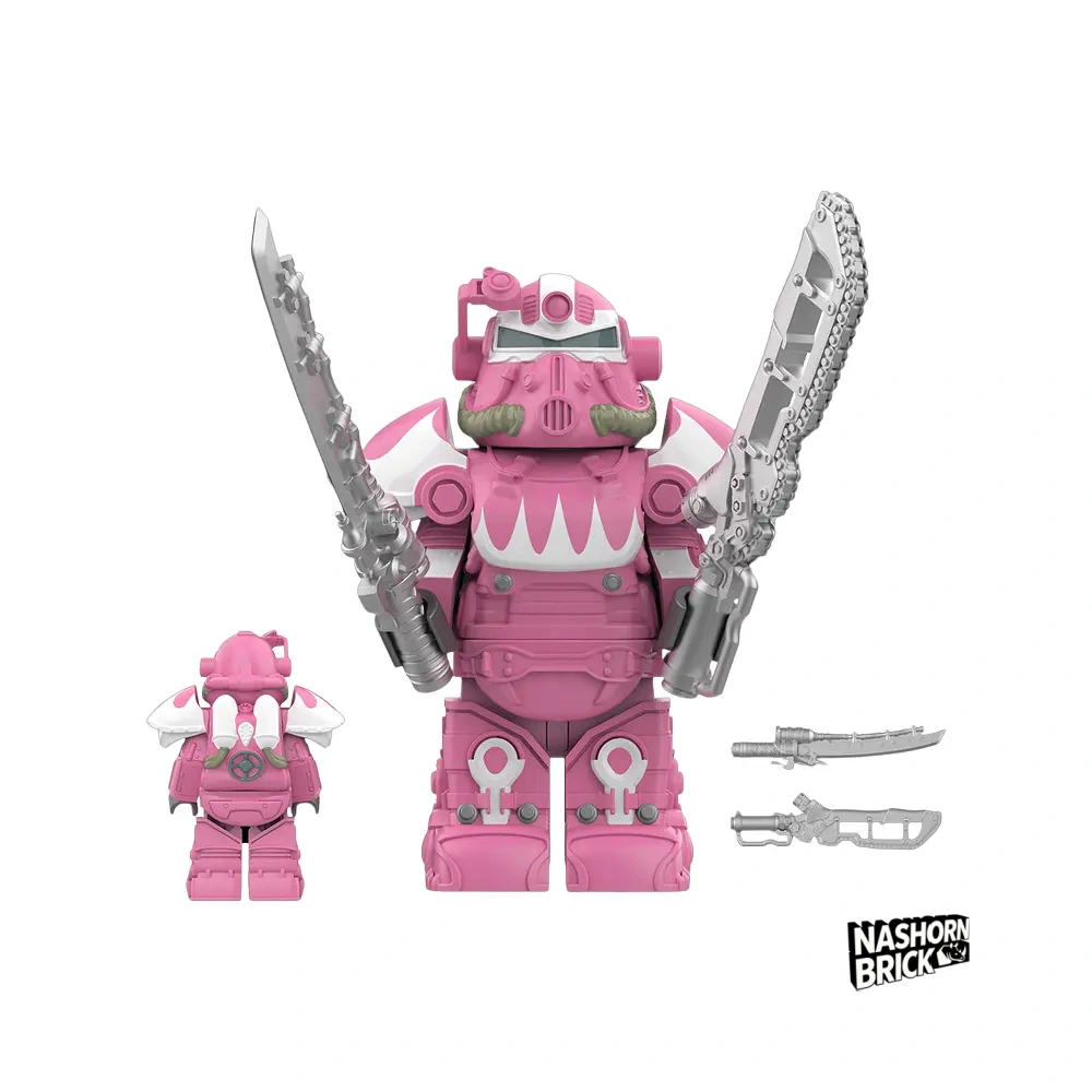 T-51 Power Armor (Hot Rod Hot Pink) Minifigur - Fallout