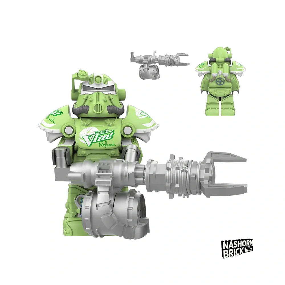 T51 Mecha Kompatible Version Minifigur - Fallout