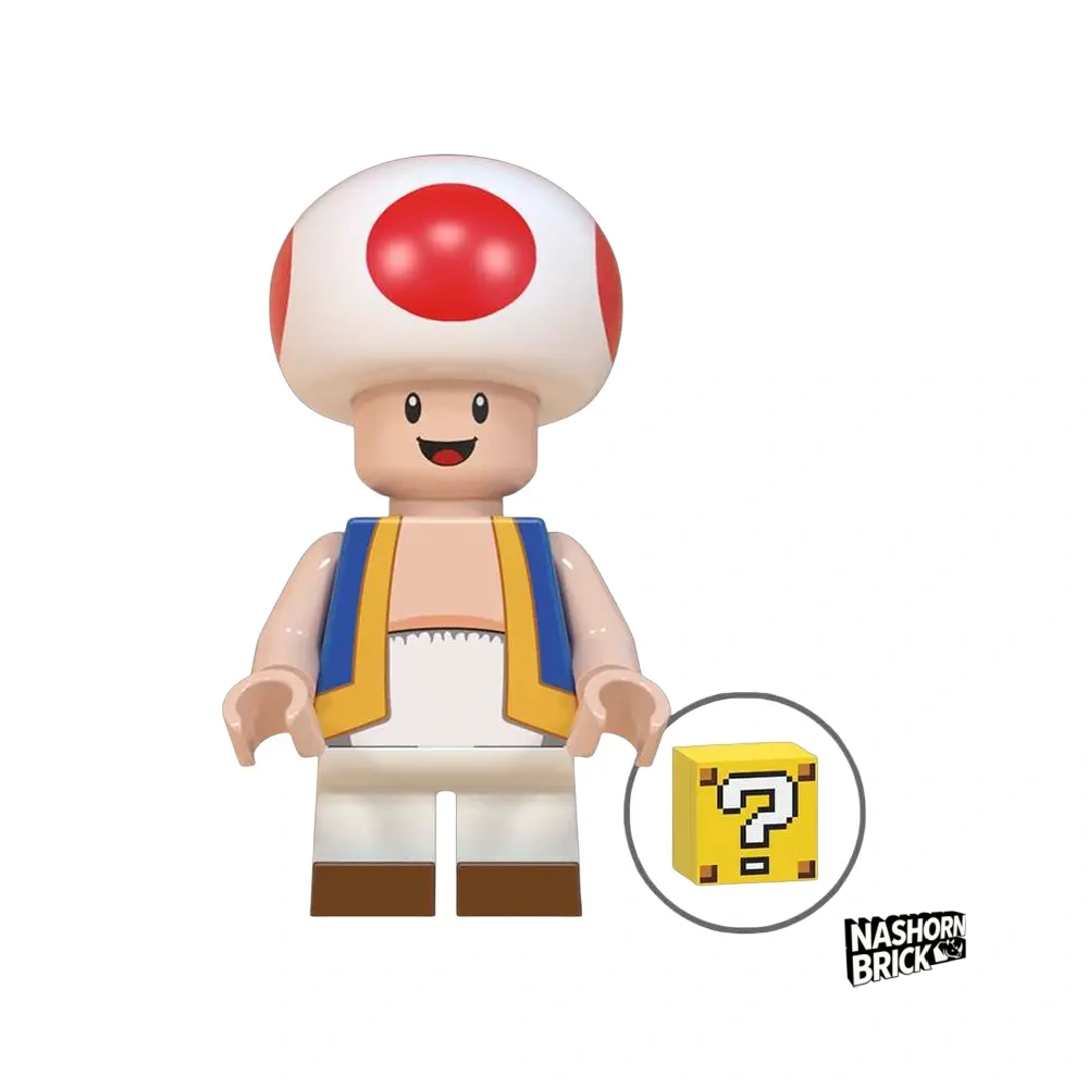 Toad Custom-Minifigur - Super Mario