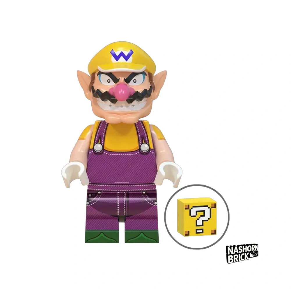Wario Custom-Minifigur - Super Mario