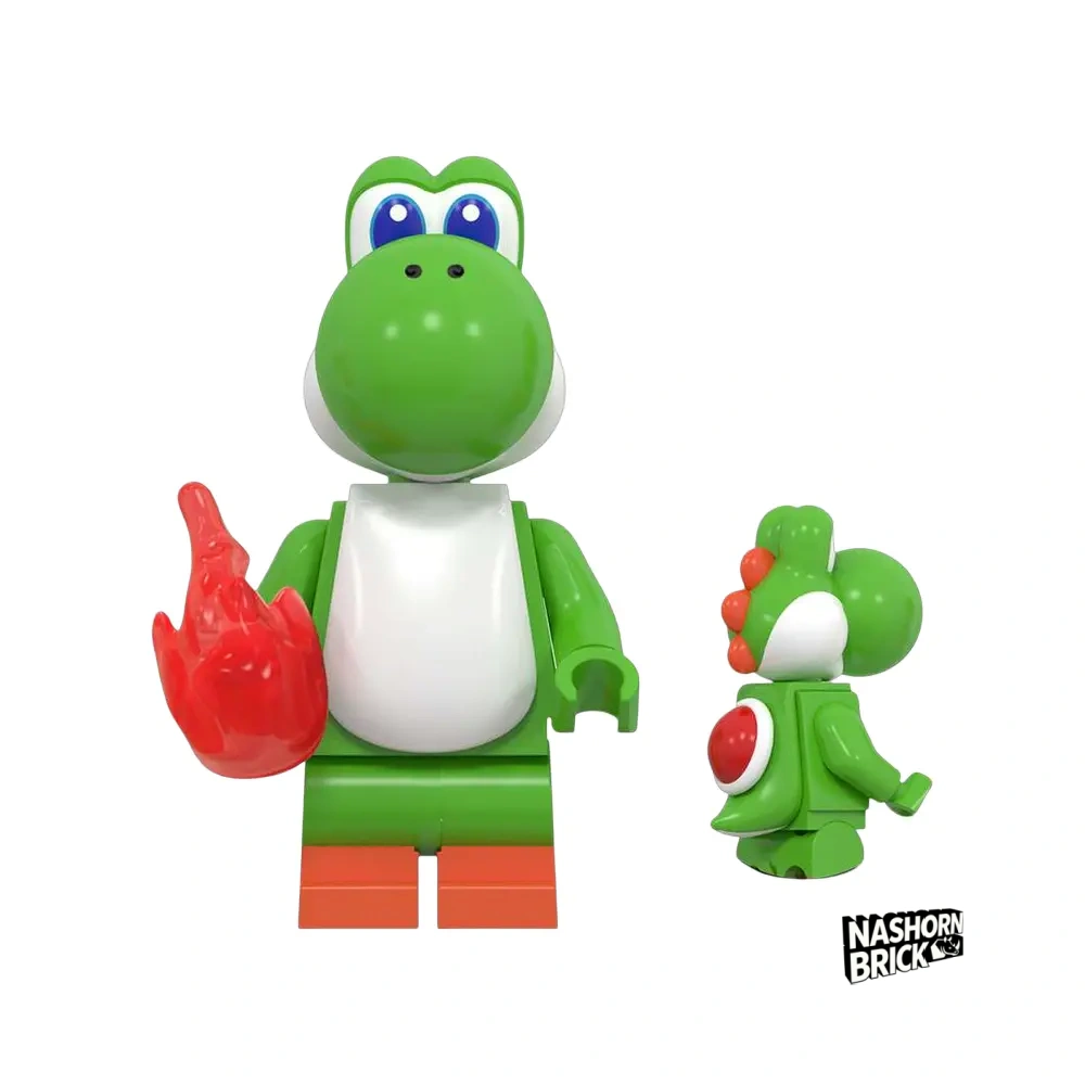 Yoshi Custom-Minifigur - Super Mario