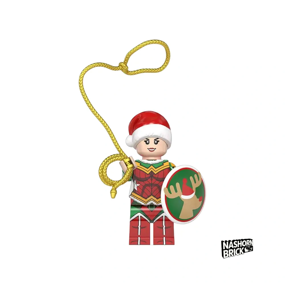 Santa Wonder Woman Minifigur