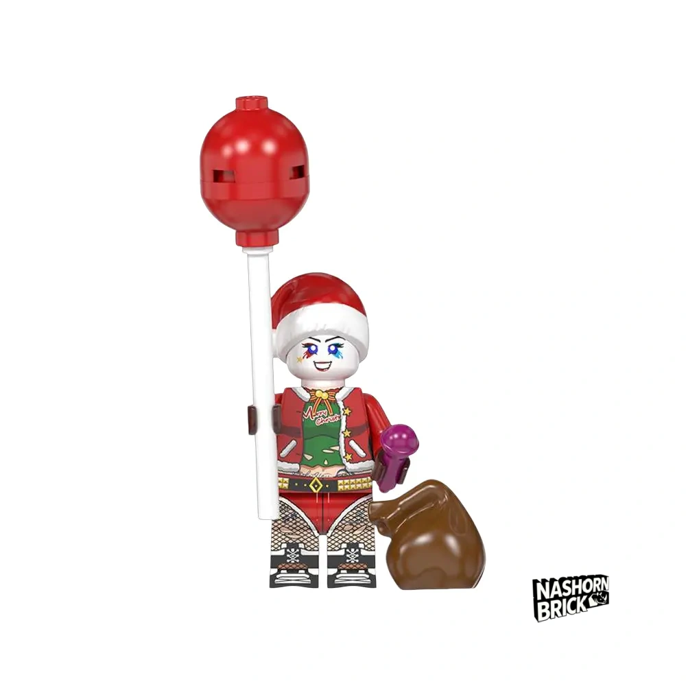 Santa Harley Quinn Minifigur