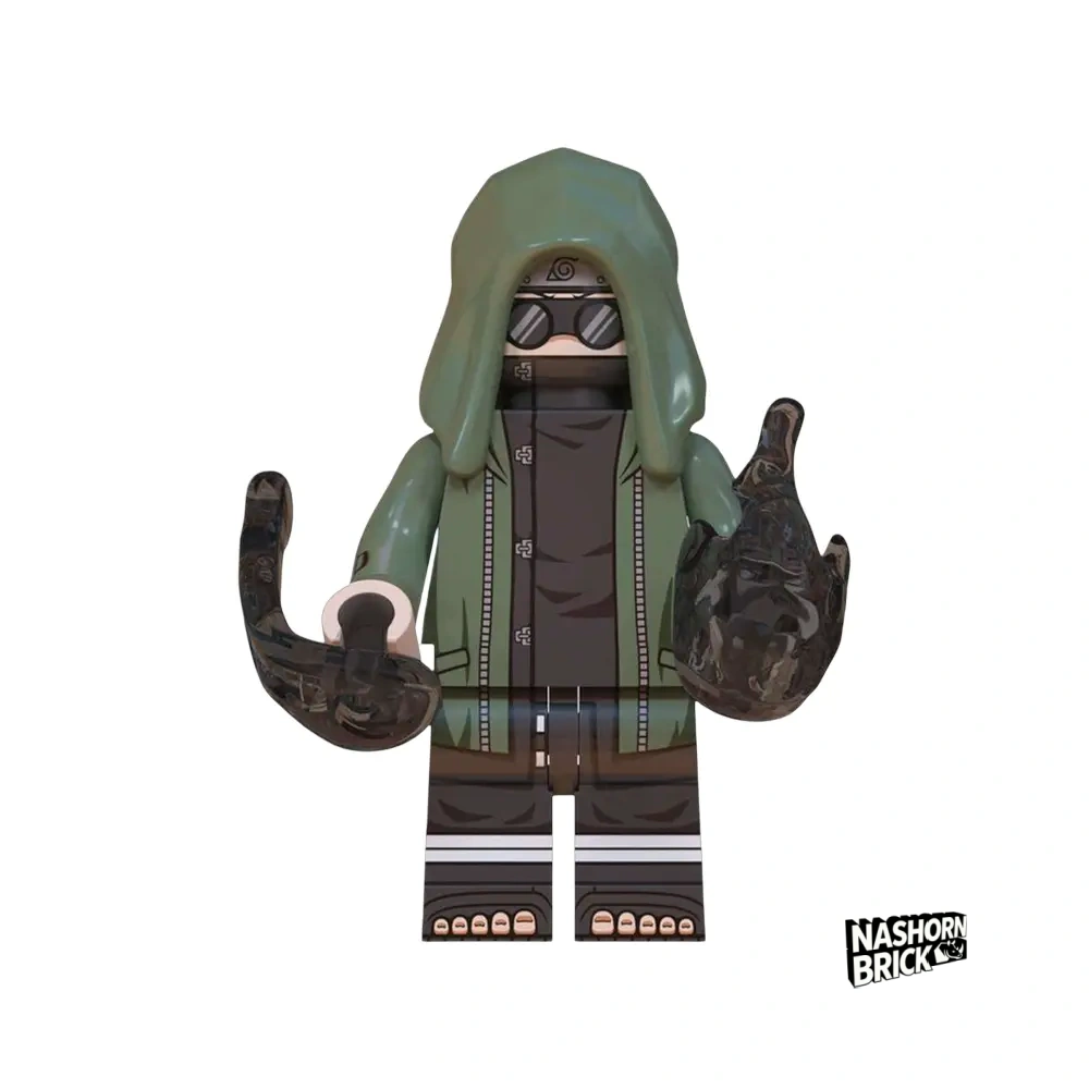 Aburame Shino Custom-Minifigur - Naruto Minifigur