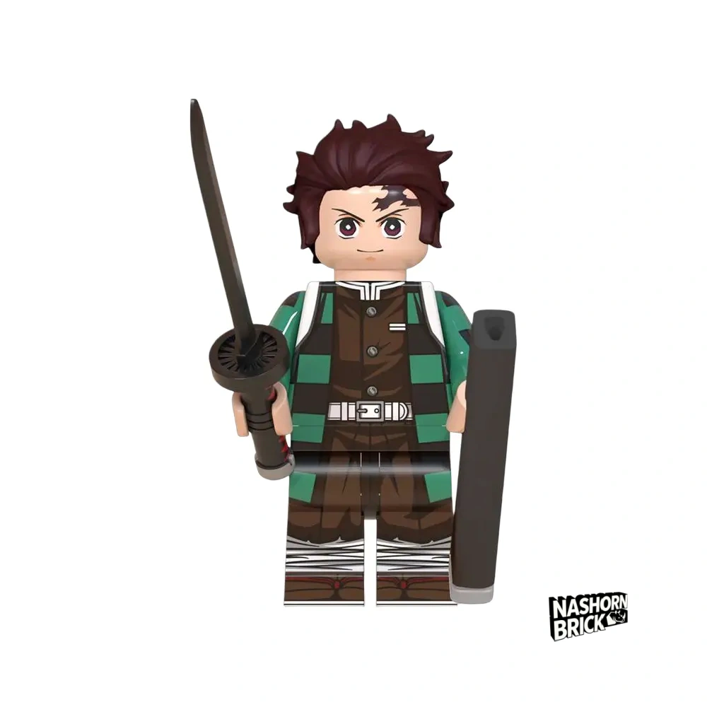 Tanjiro Kamado Einzelne Minifigur - Demon Slayer