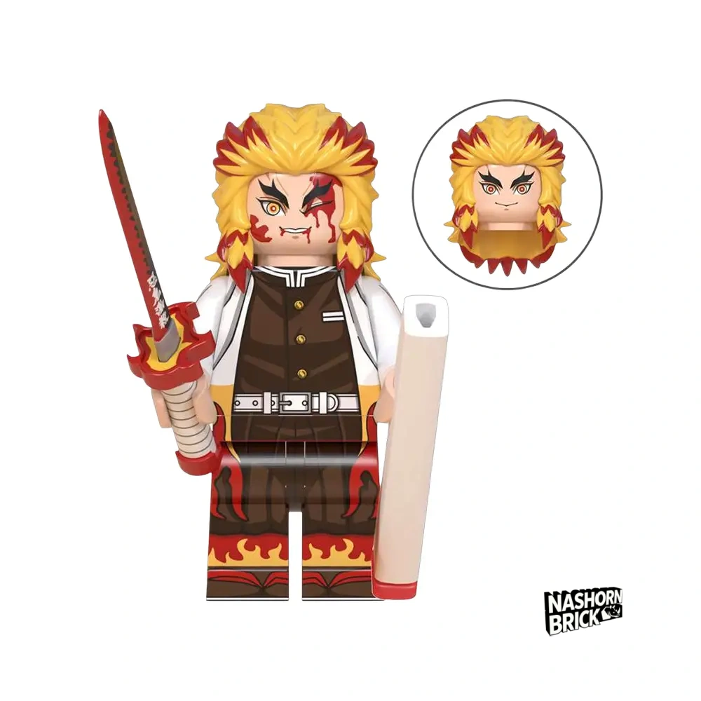 Kyojuro Rengoku Minifigur - Demon Slayer