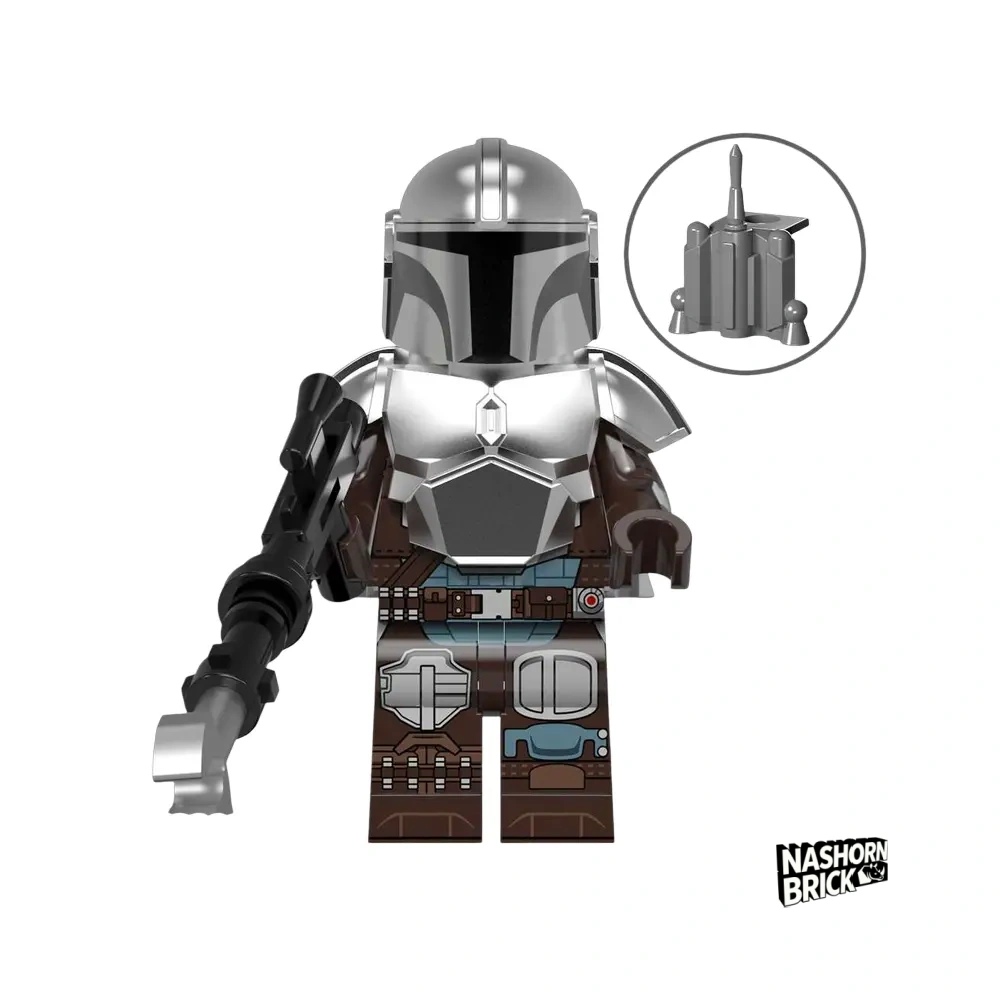 The Mandalorian Beskar Armor Star Wars Custom-Minifigur