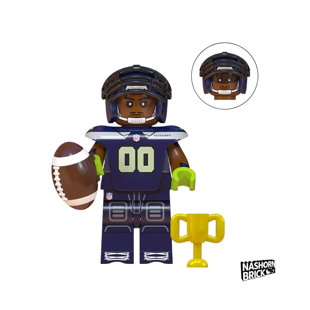 Seattle Seahawks Footballer Minifigur