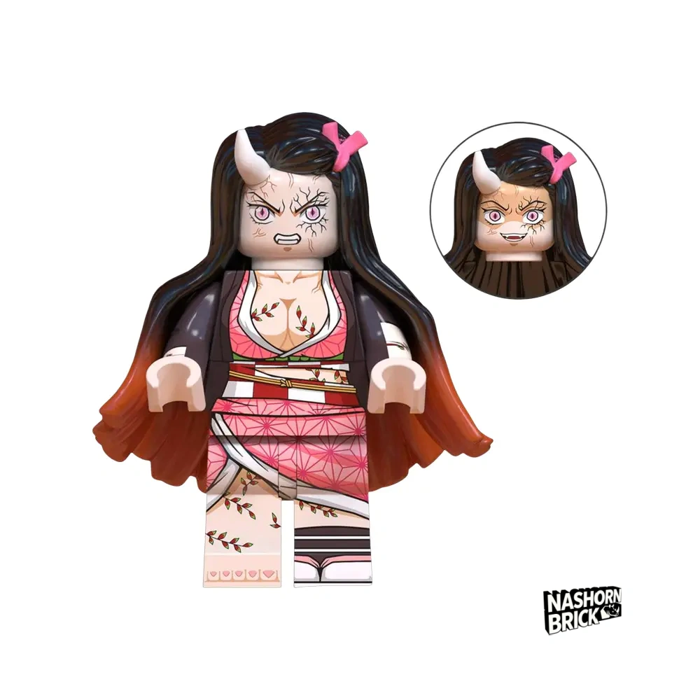 Nezuko Kamado Minifigur - Demon Slayer