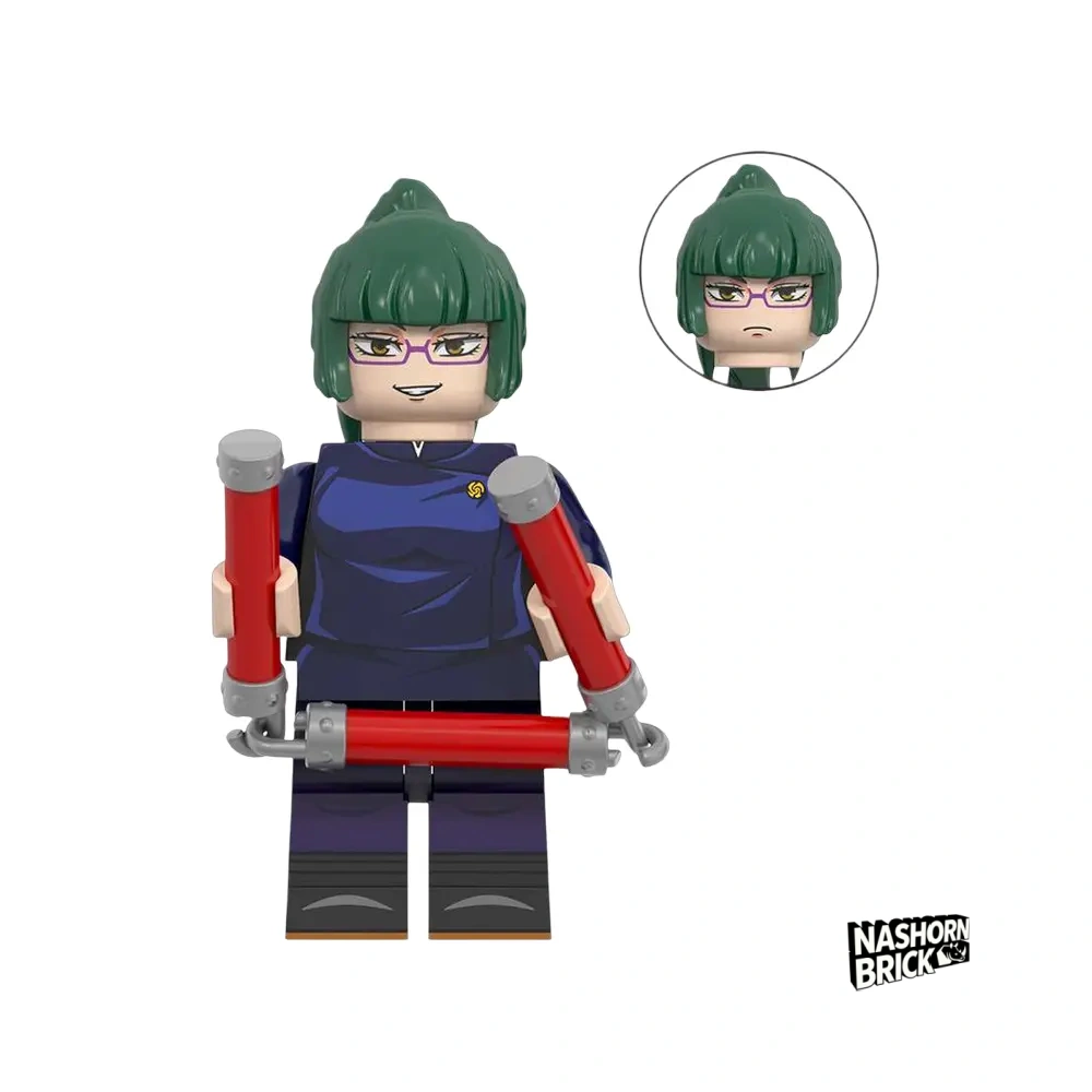 Maki Zenin Minifigur - Jujutsu Kaisen