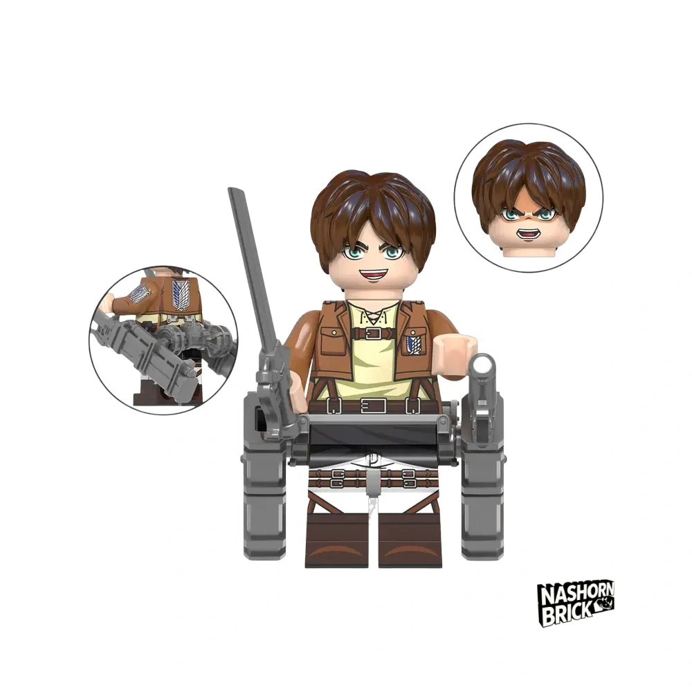 Eren Jaegar Minifigur - Attack on Titan