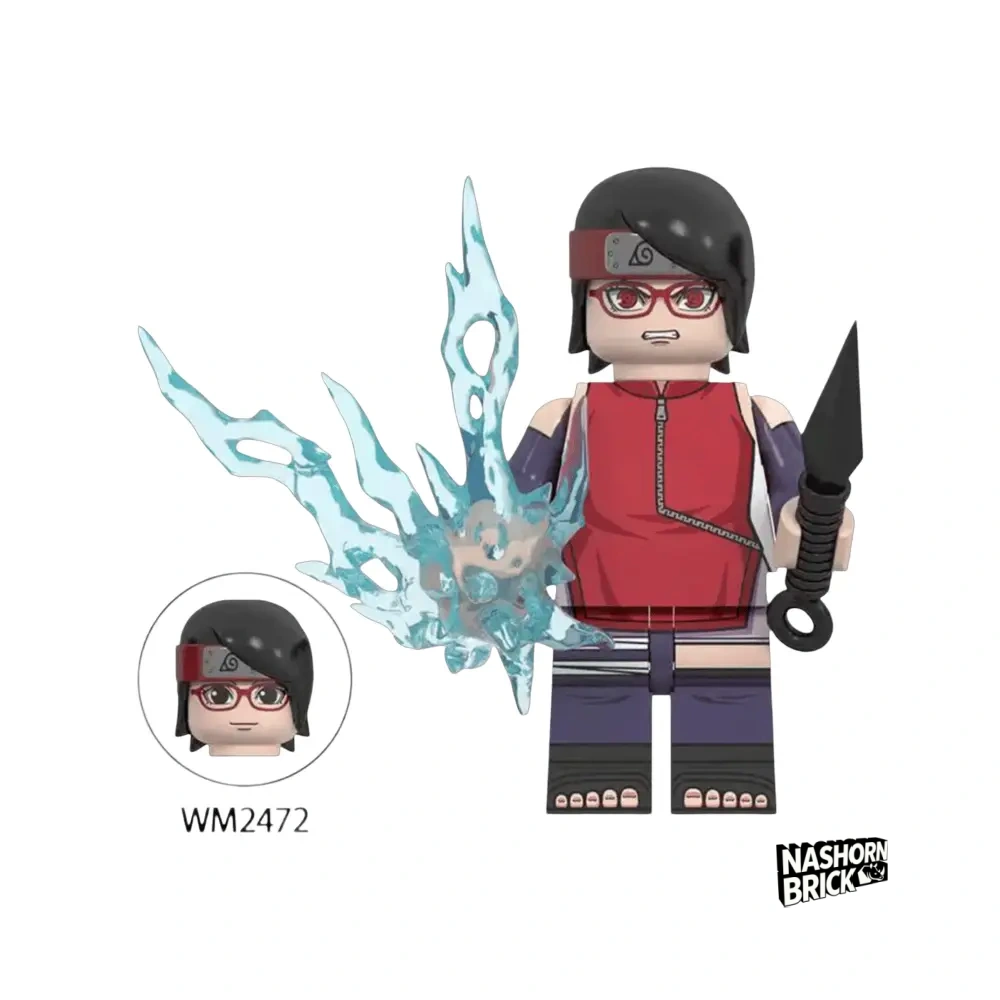 Uchiha Sarada Minifigur - Naruto Minifigur