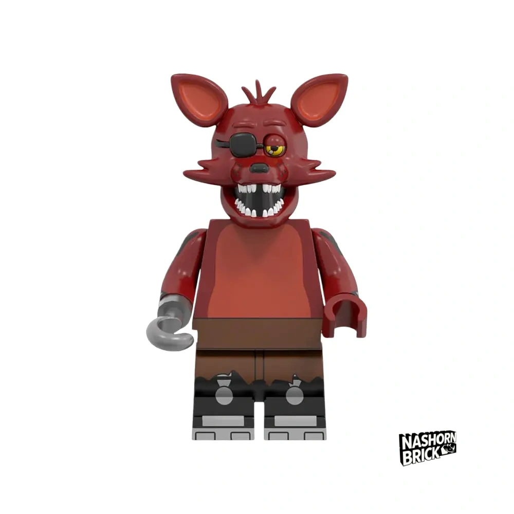 Five Nights at Freddy's Foxy Custom-Minifigur - Five Nights at Freddy's